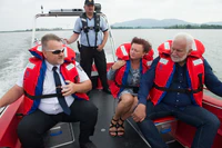 foto - předání pracovního prámu Pioner Multi III obvodnímu oddělení policie v Pohořelicích, pořízeno z daru JMK, hejtman Šimek 05.jpg