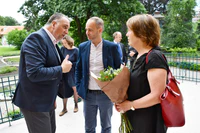 foto -předání ocenění Nejlépe opravená kulturní památka 2019, radní Soukal, náměstek hejtmana Maleček 08.jpg