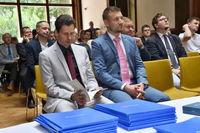 foto -předání ocenění Nejlépe opravená kulturní památka 2019, radní Soukal, náměstek hejtmana Maleček 05.jpg