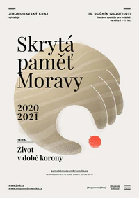 plakát - literární soutěž Skrytá paměť Moravy, 2021