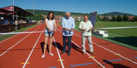 foto - Velká nad veličkou, otevření zrekonstrovaného stadionu, 50. ročník běhu Horňácká pětadvacítka, hejtman Šimek 01